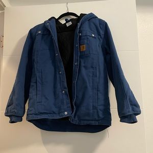 Boys Carhartt blue jacket L